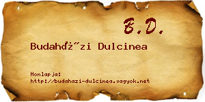 Budaházi Dulcinea névjegykártya